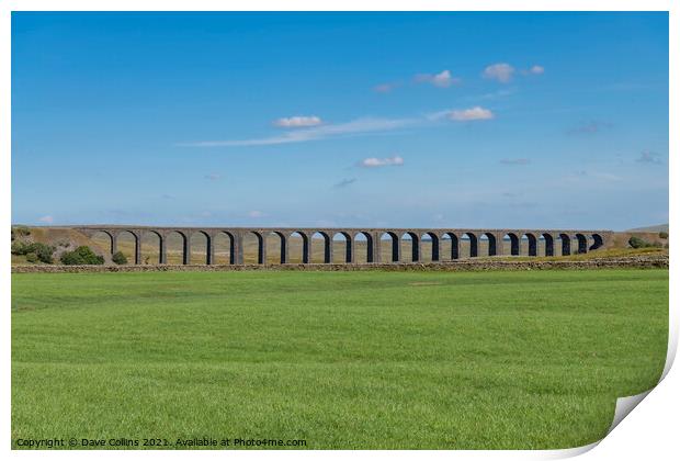 Ribblehead Viaduct, Yorkshire, England Print by Dave Collins