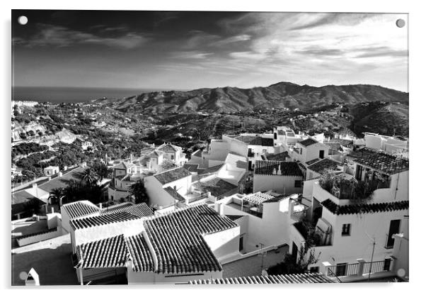 Frigiliana Andalucia Costa Del Sol Spain Acrylic by Andy Evans Photos