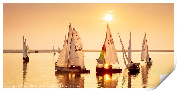 West Kirby Sunset Print by Peter O'Reilly