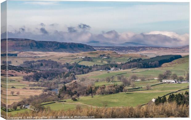 Cronkley Scar from Stable Edge, Teesdale Canvas Print by Richard Laidler