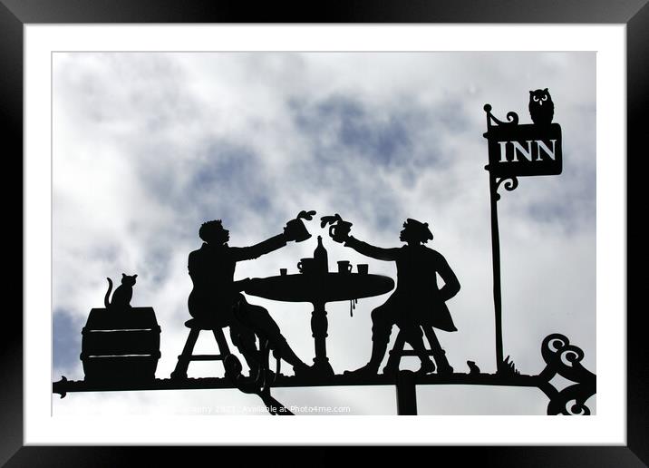 Cheers from the Inn Framed Mounted Print by Alister Firth Photography