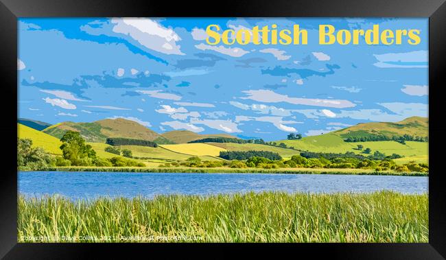 Yetholm Loch, Scottish Borders Framed Print by Dave Collins