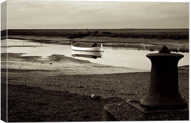 Calm at Burnham Overy Staithe Canvas Print by Francesca Shearcroft