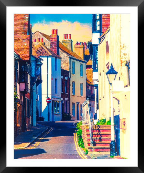 The Streets Of Hastings Framed Mounted Print by Chris Lord