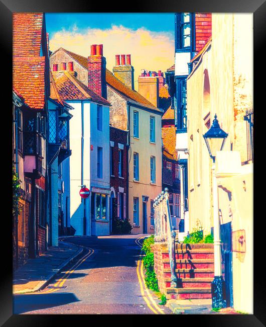 The Streets Of Hastings Framed Print by Chris Lord