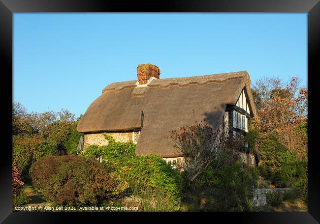 Thatched Cottage Framed Print by Allan Bell