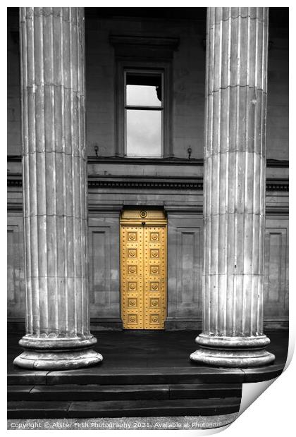 Golden Door Print by Alister Firth Photography