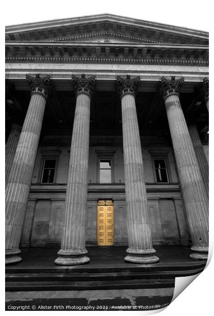 Golden Door Print by Alister Firth Photography
