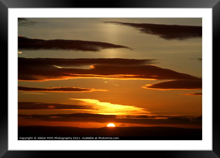 Golden Hour  Framed Mounted Print by Alister Firth Photography