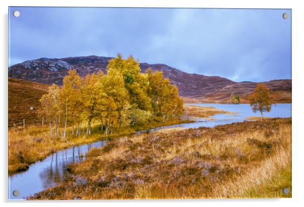 Loch Tarff - Scottish Highlands Acrylic by John Frid
