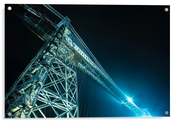 Newport Transporter Bridge  Acrylic by Dean Merry