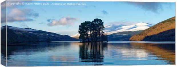 Loch Tay, at Kenmore, Perthshire, Scotland Canvas Print by Navin Mistry