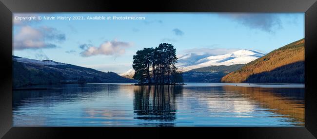 Loch Tay, at Kenmore, Perthshire, Scotland Framed Print by Navin Mistry