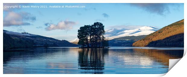 Loch Tay, at Kenmore, Perthshire, Scotland Print by Navin Mistry
