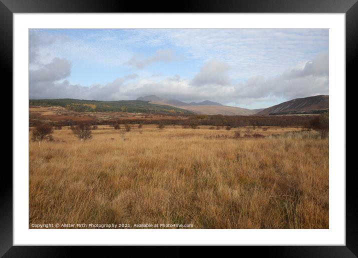 Macrie Moor, Isle of Arran Framed Mounted Print by Alister Firth Photography