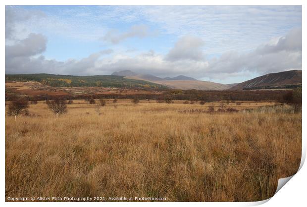 Macrie Moor, Isle of Arran Print by Alister Firth Photography