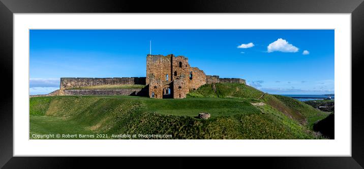 Tynemouth Castle Framed Mounted Print by Lrd Robert Barnes