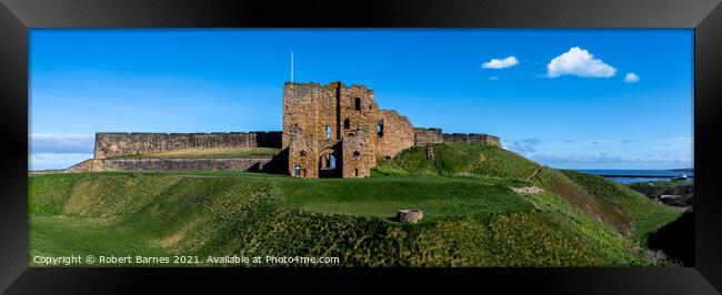 Tynemouth Castle Framed Print by Lrd Robert Barnes