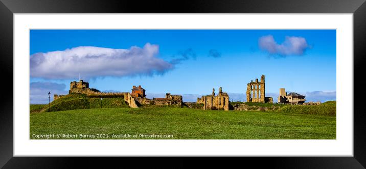 Tynemouth Priory Framed Mounted Print by Lrd Robert Barnes