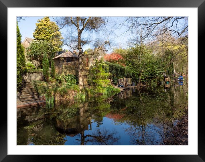 Basingstoke Canal Springtime Framed Mounted Print by Clive Eariss