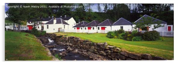 The Edradour Distillery, Pitlochry, Perthshire Acrylic by Navin Mistry