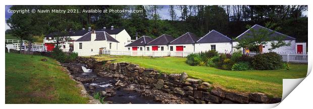 The Edradour Distillery, Pitlochry, Perthshire Print by Navin Mistry
