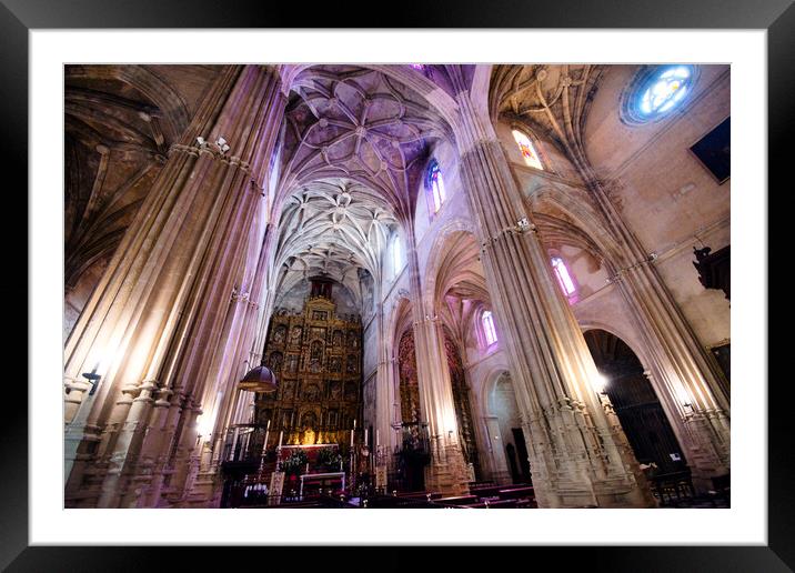 Interior of Saint Mary's Church in Carmona, Seville Framed Mounted Print by Jose Manuel Espigares Garc