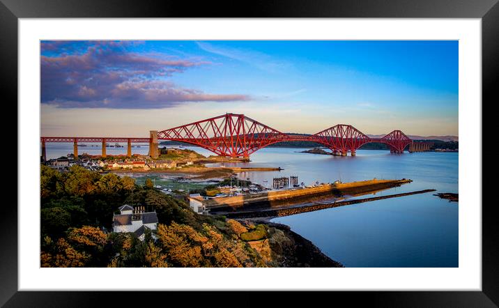 Forth Bridge  Framed Mounted Print by Keith Rennie