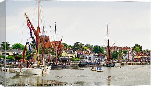 Maldon In View Canvas Print by Peter F Hunt