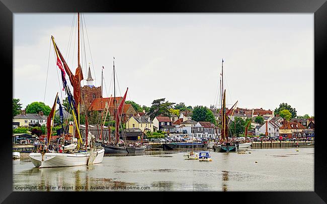 Maldon In View Framed Print by Peter F Hunt