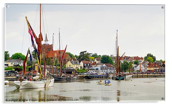 Maldon In View Acrylic by Peter F Hunt