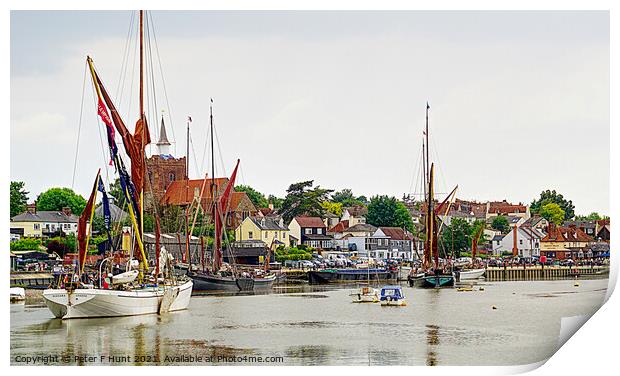 Maldon In View Print by Peter F Hunt