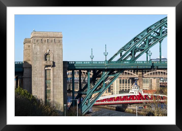 The Tyne Bridge, Newcastle Framed Mounted Print by Rob Cole