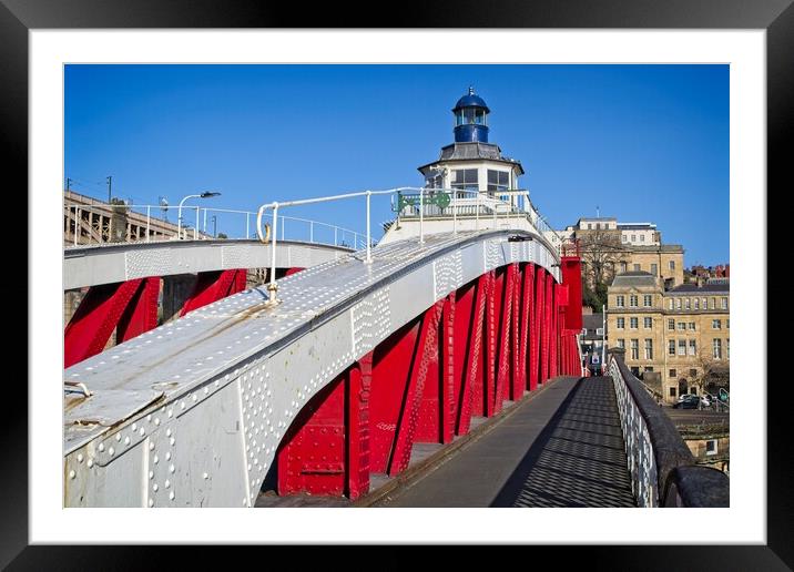 The Swing Bridge, Newcastle Framed Mounted Print by Rob Cole