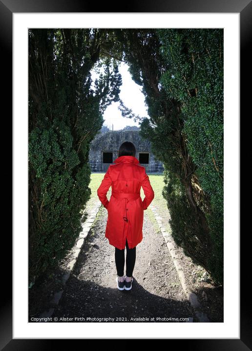 The Red Coat Framed Mounted Print by Alister Firth Photography