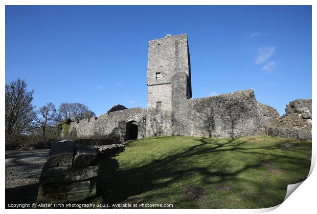 Mugdock Castle Print by Alister Firth Photography