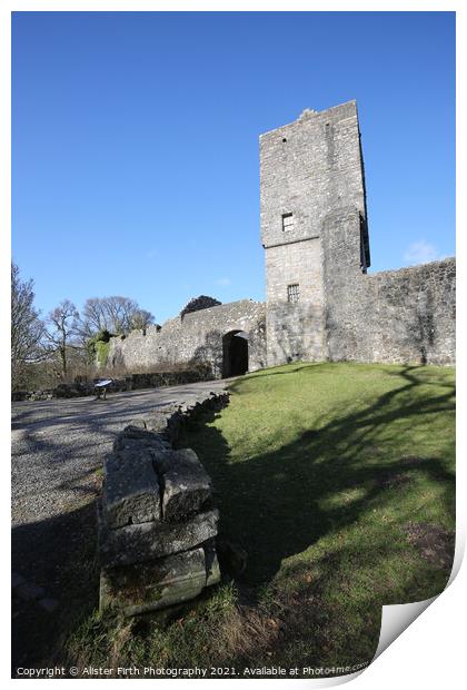 Mugdock Castle Print by Alister Firth Photography