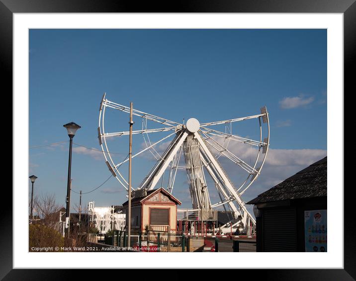 A Big Wheel Ideal for Social Distancing. Framed Mounted Print by Mark Ward