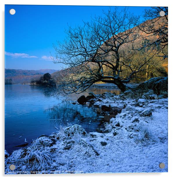 Rydal water in Winter, Cumbria Acrylic by Photimageon UK