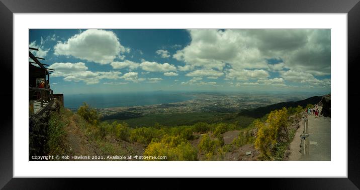 Bay of Naples Framed Mounted Print by Rob Hawkins