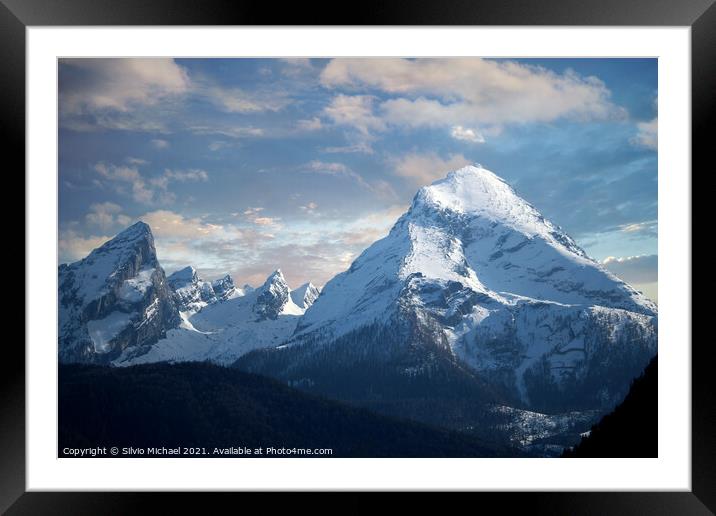 JENNER Berchtesgadener Alpen Framed Mounted Print by Silvio Michael