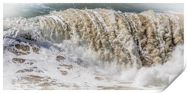 Crashing Waves Print by Pete Evans