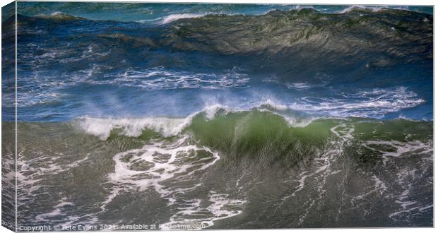 Wild Water Canvas Print by Pete Evans
