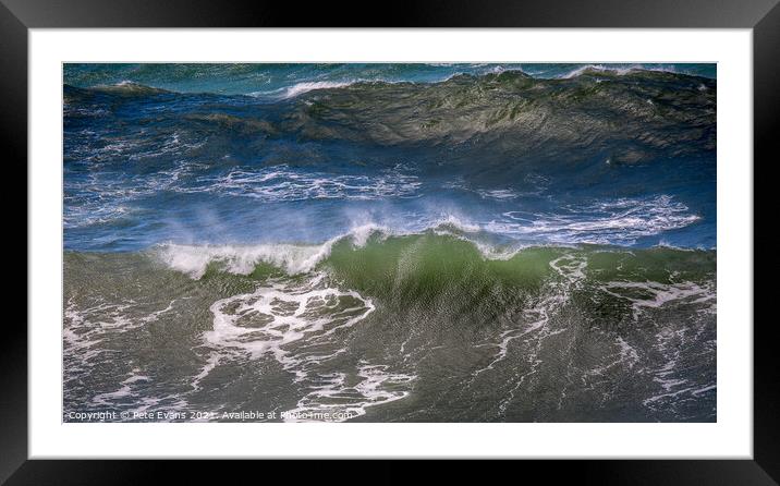 Wild Water Framed Mounted Print by Pete Evans
