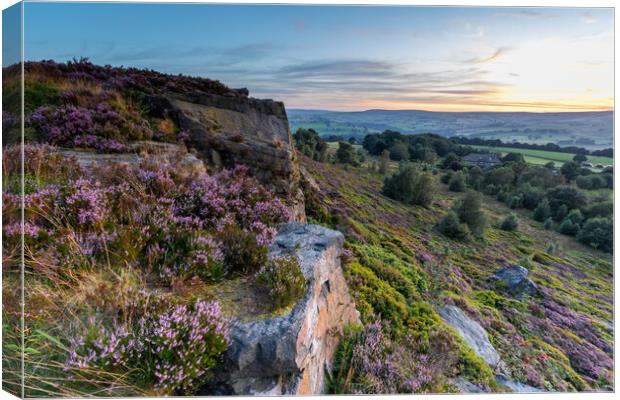 Yorkshire Sunset Canvas Print by chris smith