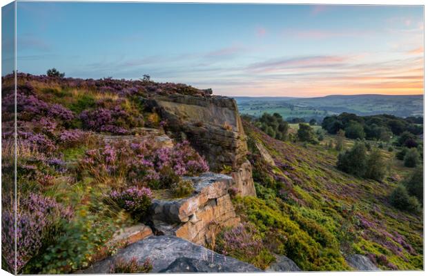 Yorkshire sunset Canvas Print by chris smith