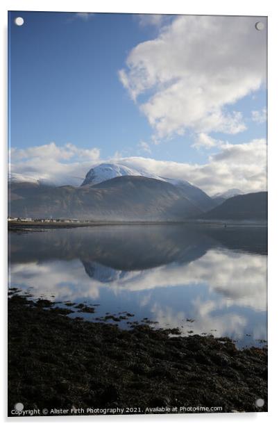 Ben Nevis & Loch Linnhe Acrylic by Alister Firth Photography