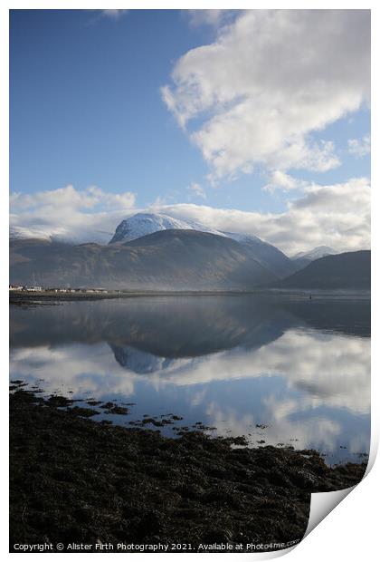 Ben Nevis & Loch Linnhe Print by Alister Firth Photography