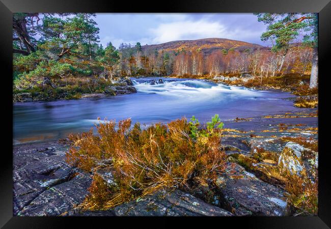 River Affric in the Scottish Highlands Framed Print by John Frid