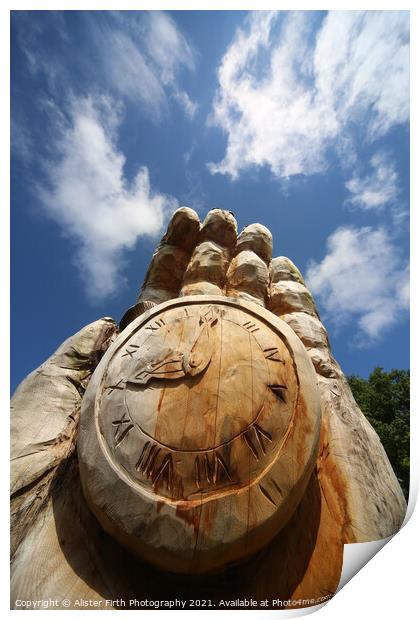 Time in Hand Print by Alister Firth Photography